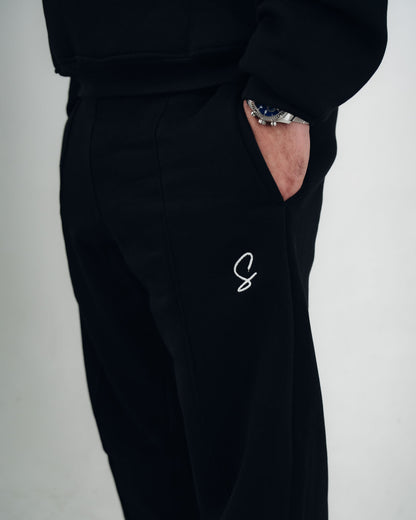 OVER-SIZED SWEATPANTS ( BLACK )