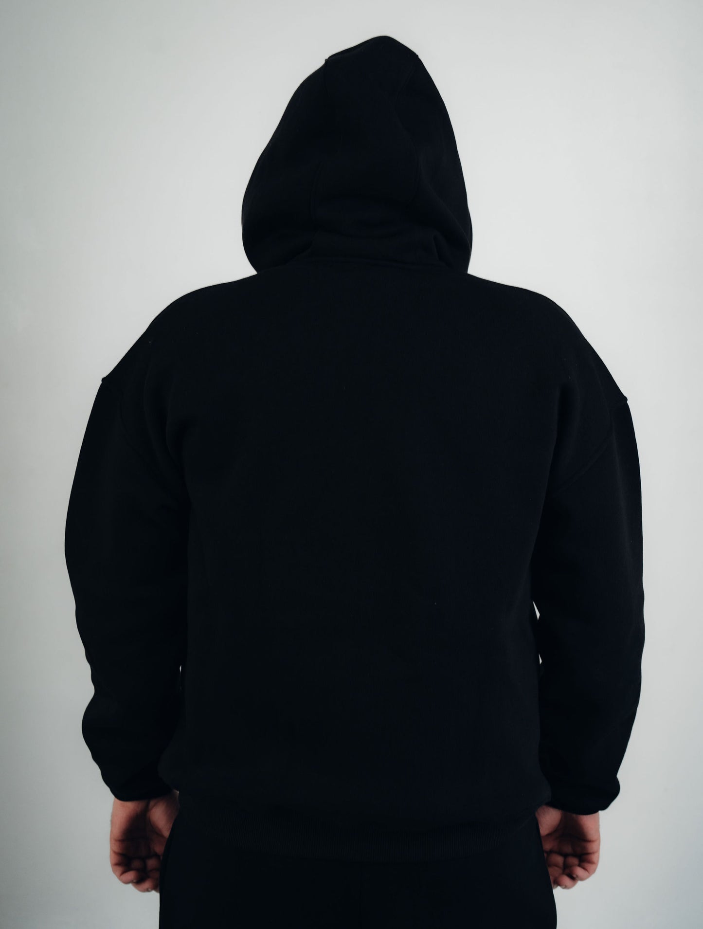 OVER-SIZED HOODIE ( BLACK )